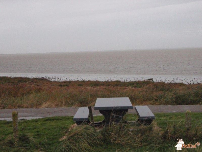 Fietsroute langs Waddenzee. uit Hyppolytushoef