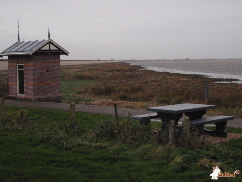 Fietsroute langs Waddenzee. uit Hyppolytushoef