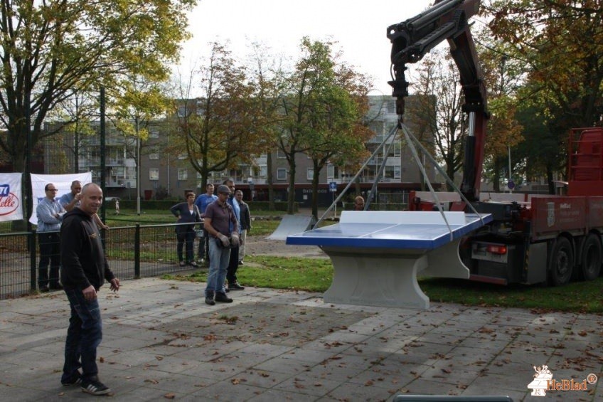 T.h.v. voetbalveldje uit Breda