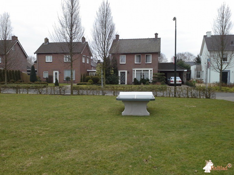 Griendsvenstraat hoek Akkerweg uit Milheeze