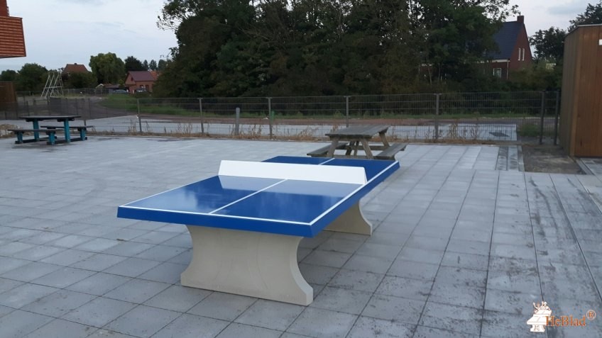 Schoolplein nieuwe school uit Kortgene