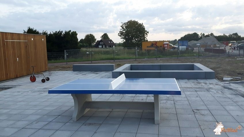 Schoolplein nieuwe school uit Kortgene
