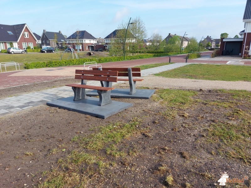 Wijk Akkerwinde (grasveld naast voetpad) uit Schaijk