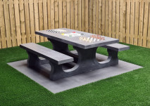 Multi-Spellentafel (1-3-2) Standaard Antraciet-Beton