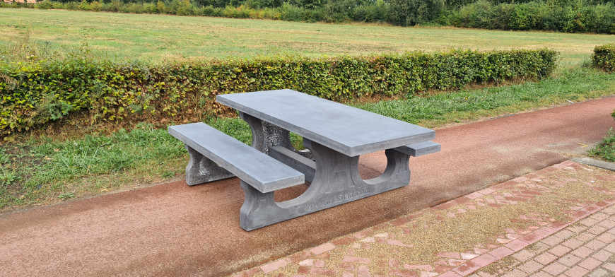 Picknickset Standaard Antraciet-Beton Rolstoeltoegankelijk