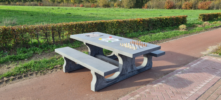 Multi-Spellentafel (1-3-4) Standaard Antraciet beton