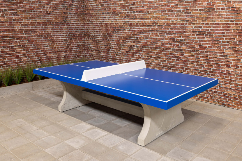 Betonnen Pingpongtafel Blauw