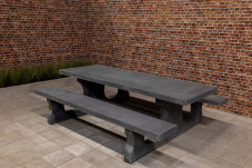 Picknickset Standaard Antraciet-Beton 246cm