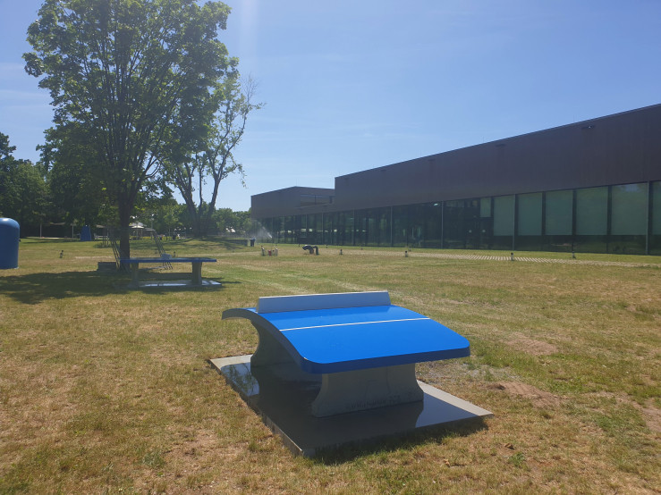 Voetvolleybaltafel Blauw