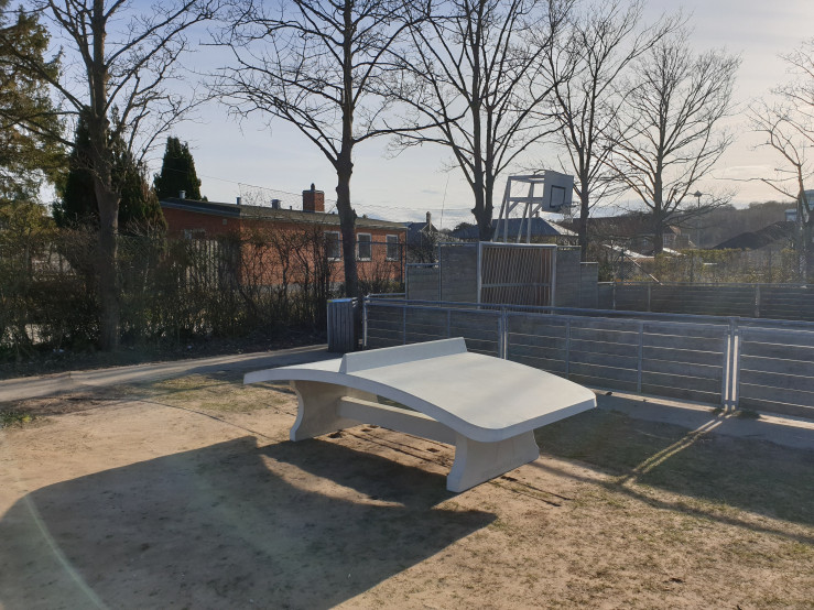 Voetvolleybaltafel Naturel Beton