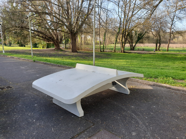 Voetvolleybaltafel Naturel Beton