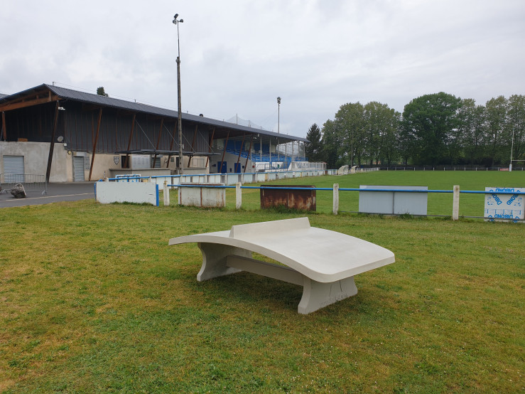 Voetvolleybaltafel Naturel Beton
