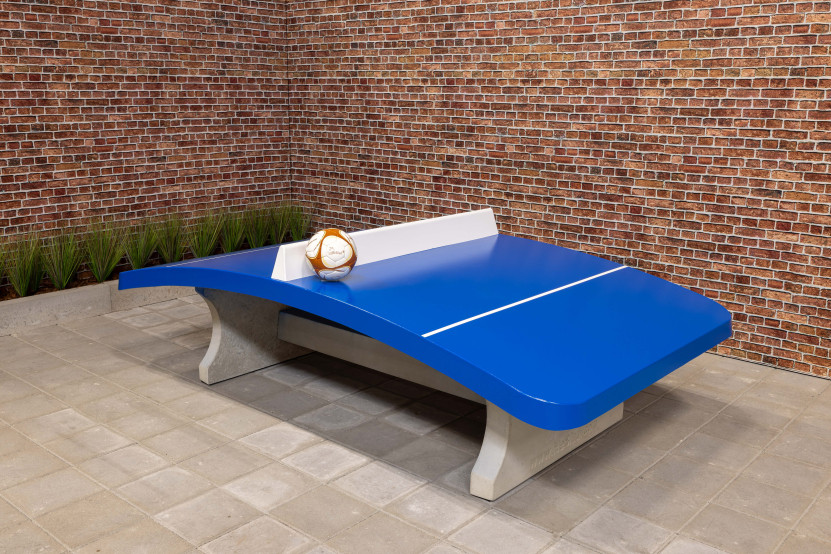 Voetvolleybaltafel Blauw