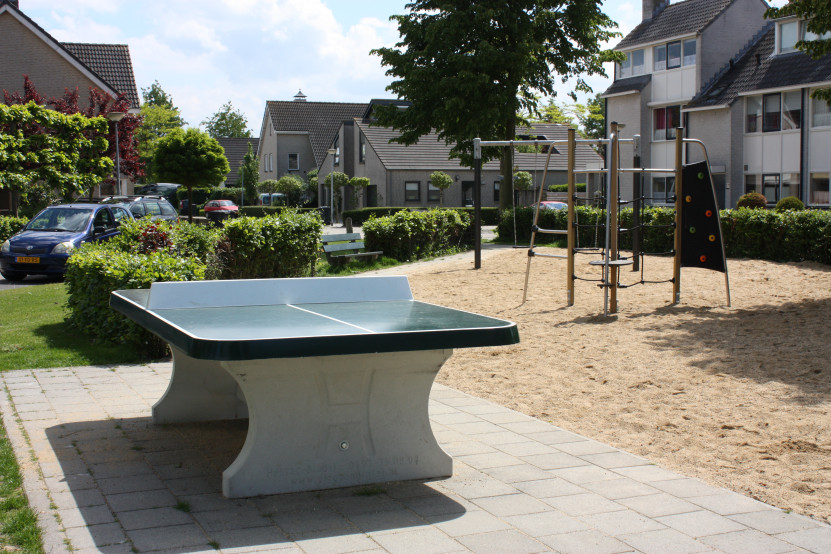 Pingpongtafel Afgerond Groen