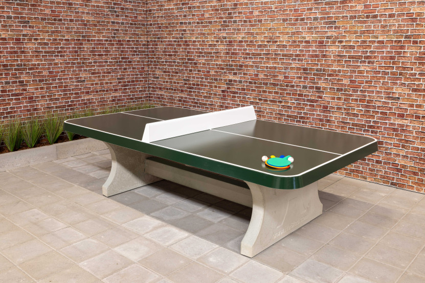 Pingpongtafel Afgerond Groen