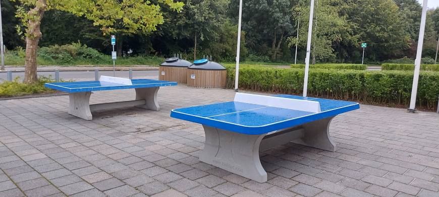 Pingpongtafel Afgerond Blauw