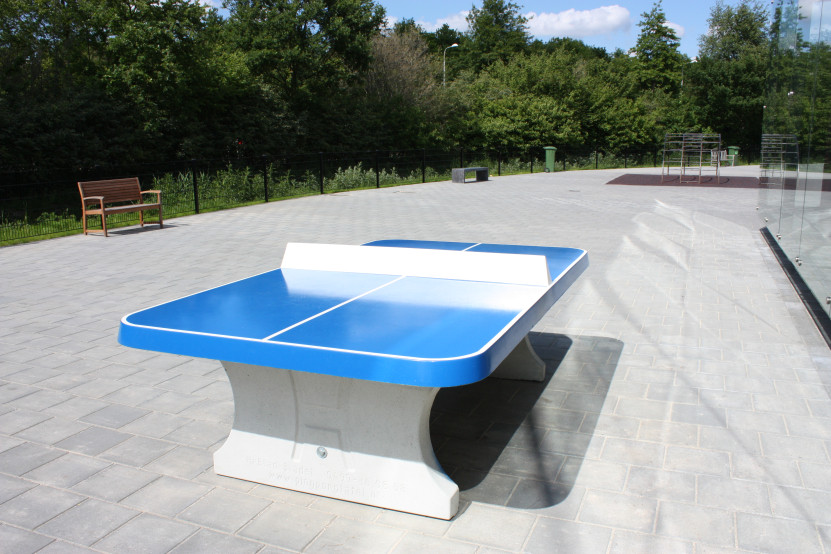 Pingpongtafel Afgerond Blauw