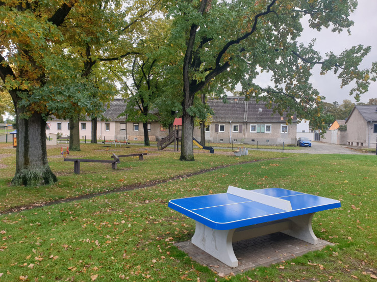 Pingpongtafel Afgerond Blauw