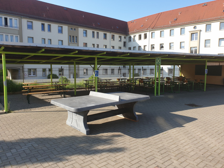 Pingpongtafel Afgerond Antraciet-Beton