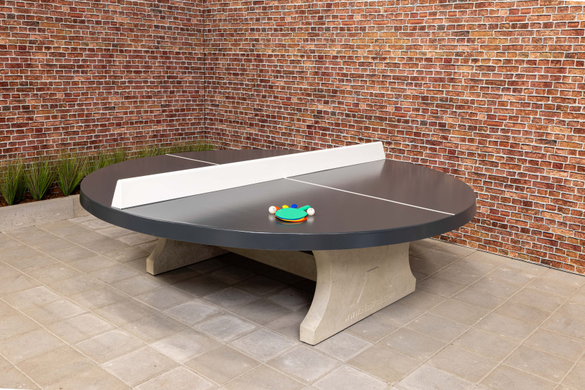 Pingpongtafel Rond Antraciet