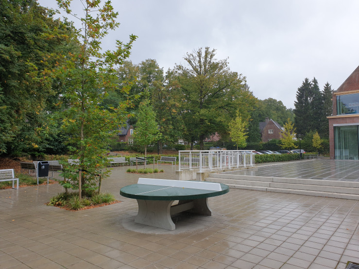Pingpongtafel Rond Groen