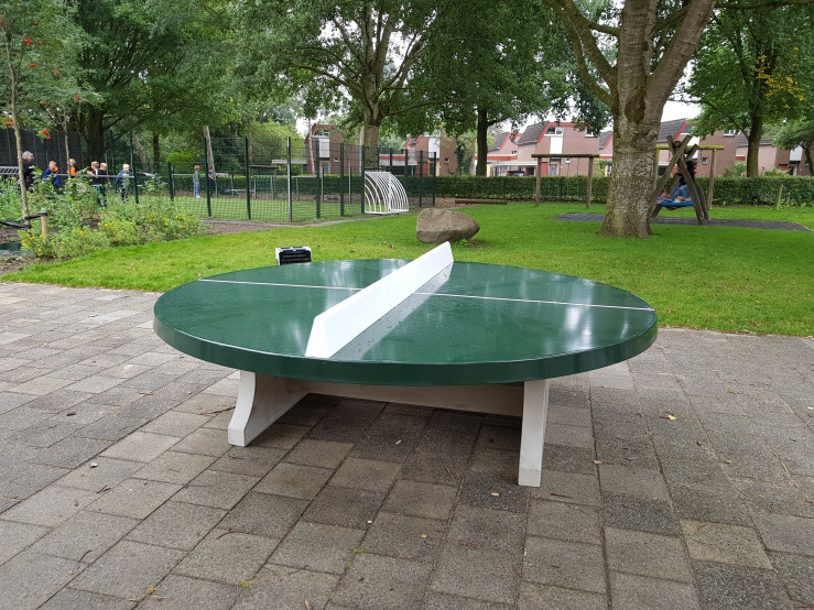 Pingpongtafel Rond Groen