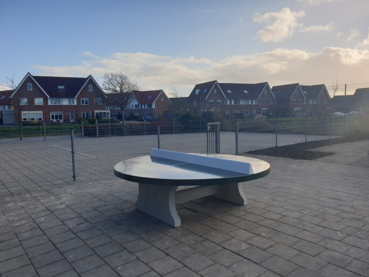 Pingpongtafel Rond Groen