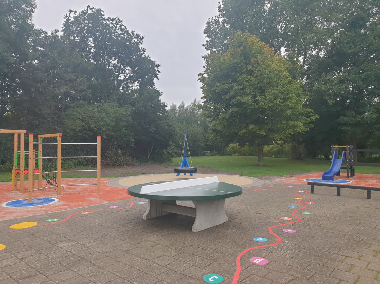 Pingpongtafel Rond Groen