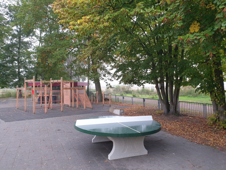 Pingpongtafel Rond Groen