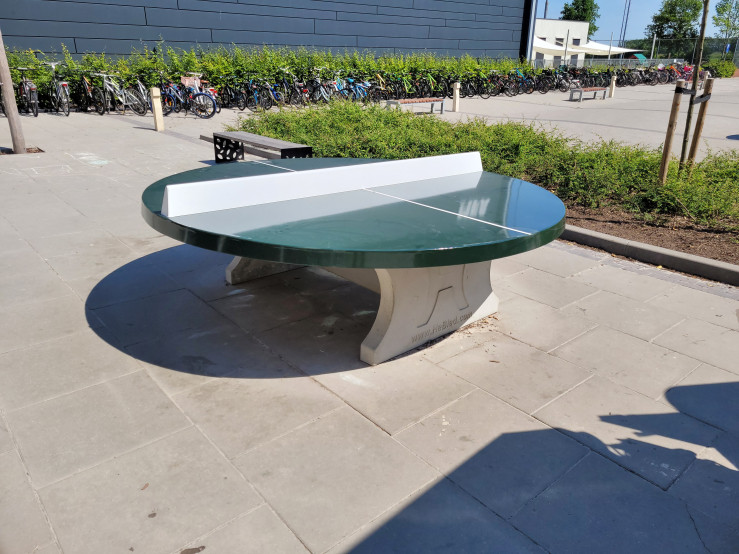 Pingpongtafel Rond Groen