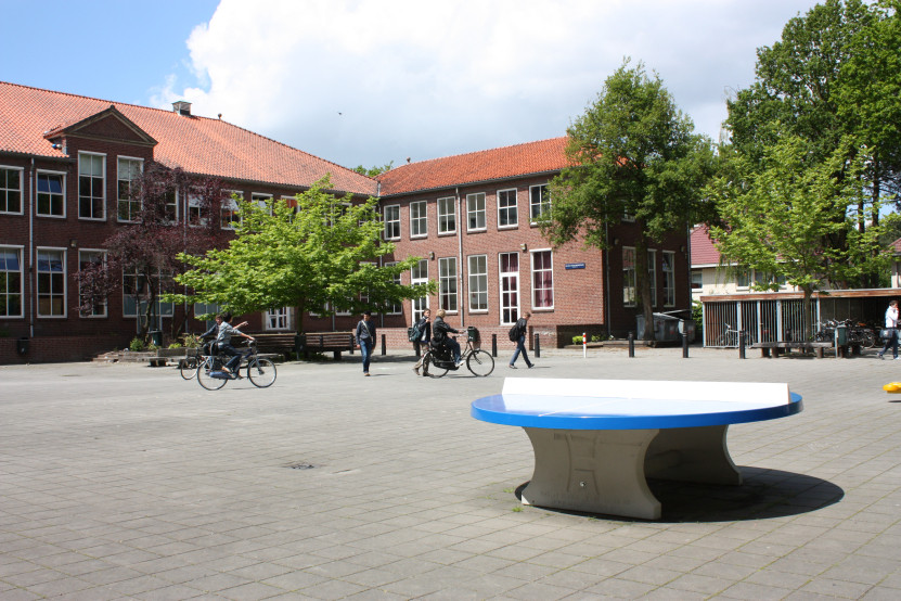 Pingpongtafel Rond Blauw