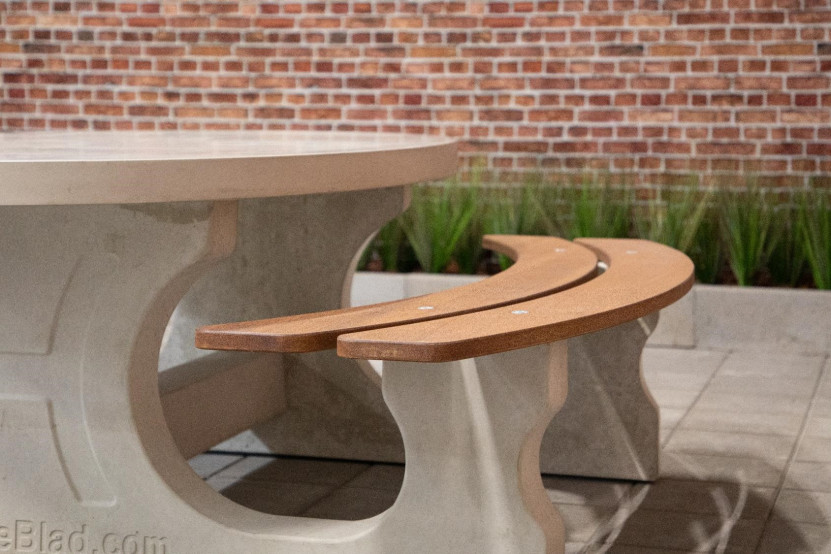 Set ovale bamboe planken