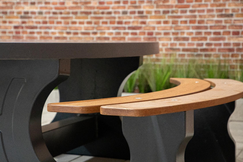 Set ovale bamboe planken