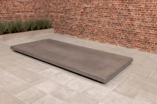 Onderplaat Bank Antraciet-Beton