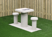 Betonnen Damtafel Naturel Beton, 2 persoons