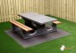 Rolstoelvriendelijke Picknickstafel DeLuxe antraciet beton