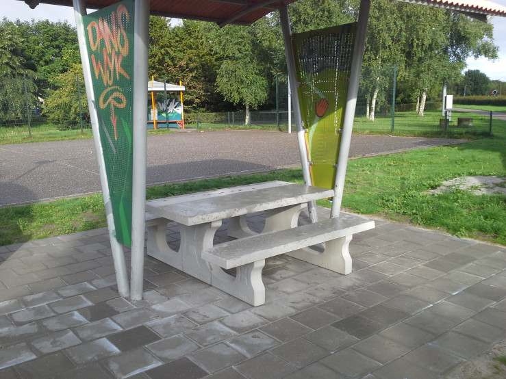 Naturel Betonnen picknickset