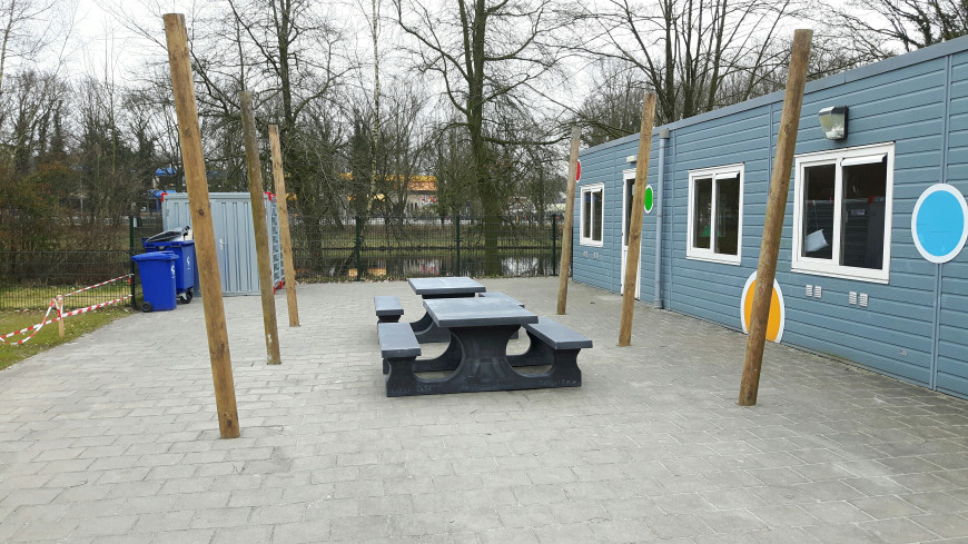 Picknicktafel Antraciet-Beton