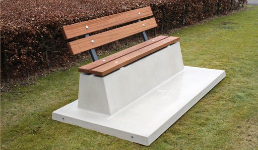 parkbank naturel beton