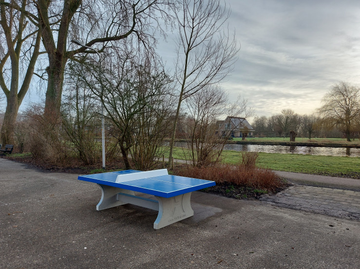 outdoor tafeltennistafel beton HeBlad