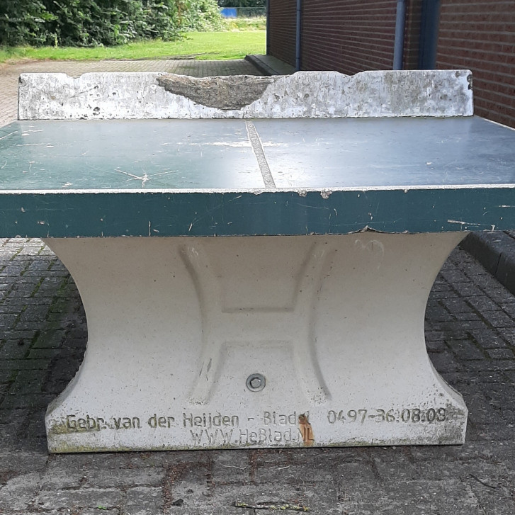 pingpongtafel recyclen, reparatie